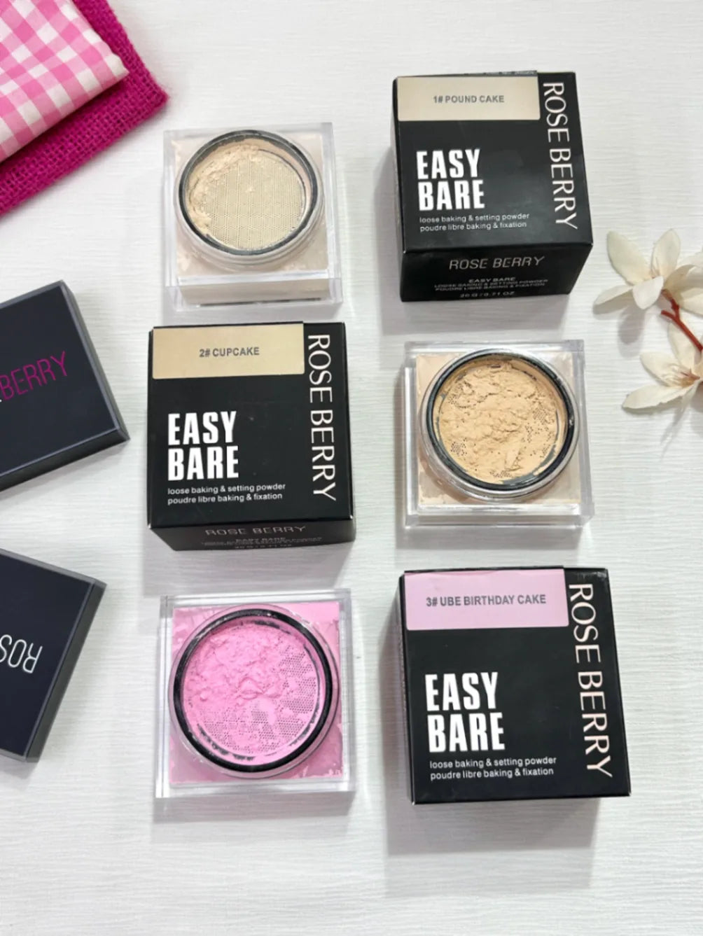 Rose Berry Loose Powder DUPE HUDABEAUTY