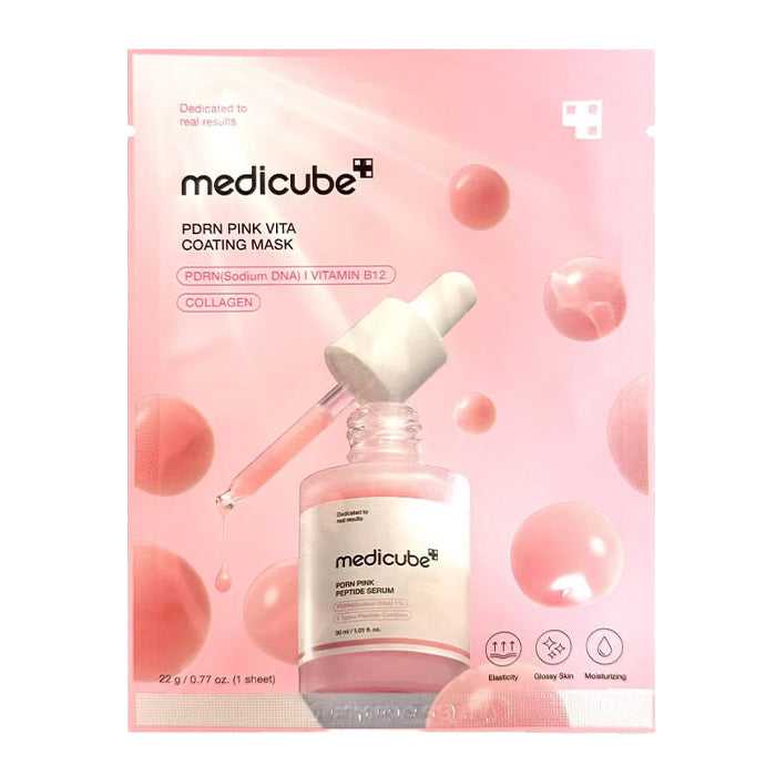 medicube pdrn pink peptide serum mask