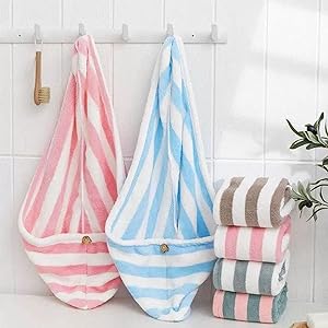 Microfiber Hair Drying Towel Cap | منشفة مايكروفايبر لتجفيف الشعر