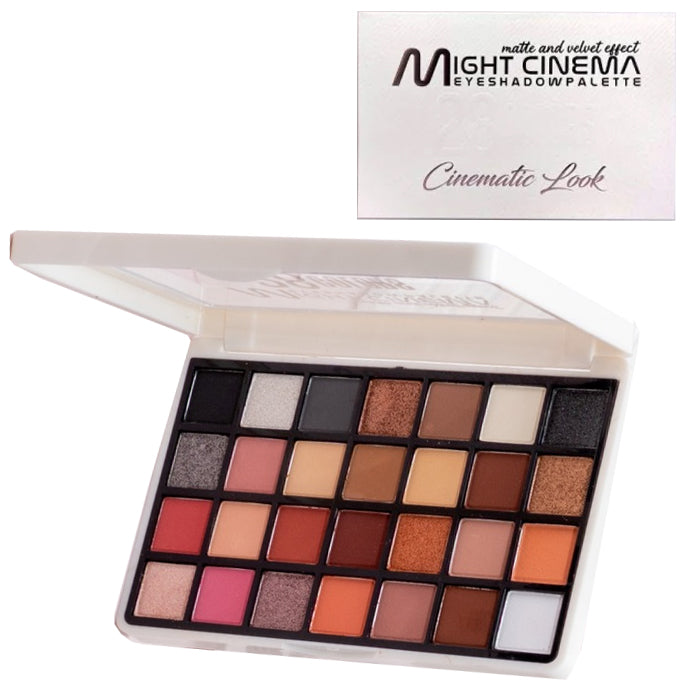 might cinema cinematic look 28 colors eyeshadow palette model:5170