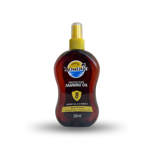 زيت التسمير الواقي بعامل حماية SPF 8