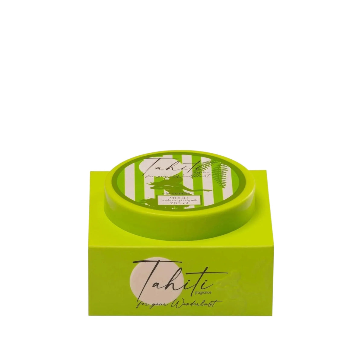 Mood tahiti body milk 200ml will leave your skin soft and smelling all day - green