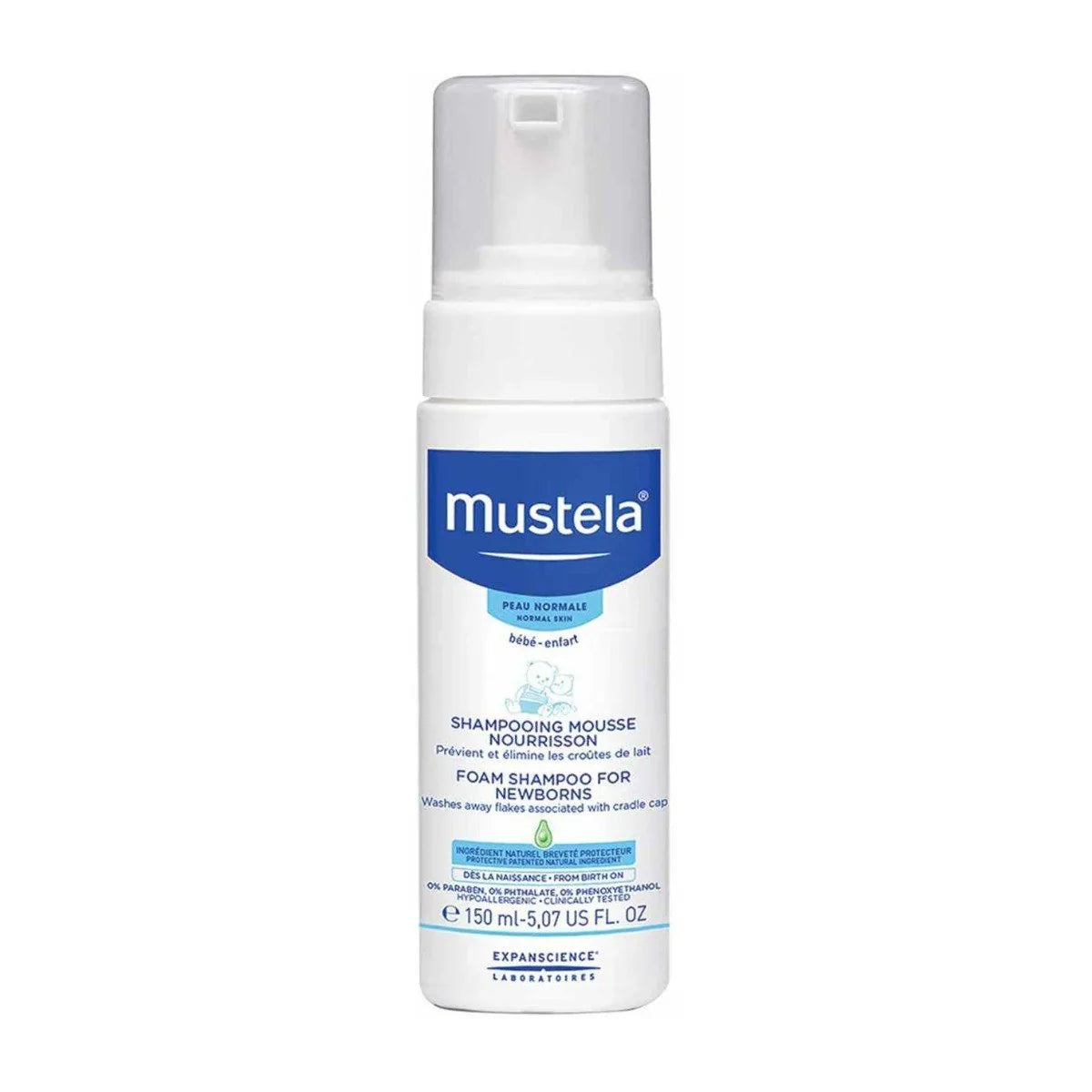 Mustela Foam Shampoo for Newborns 150ml