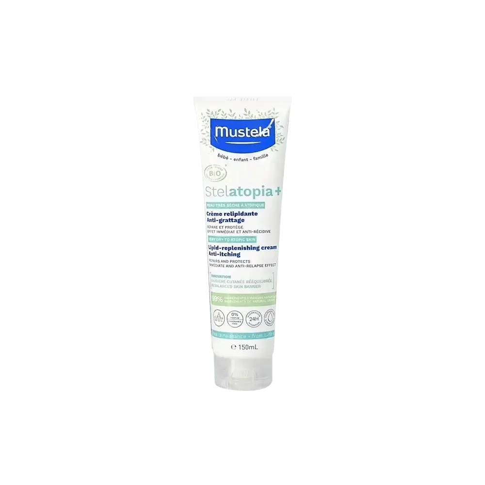 MUSTELA STELATOPIA+ LIPID-REPLENISHING CREAM SOOTHES DISCOMFORT 150ML