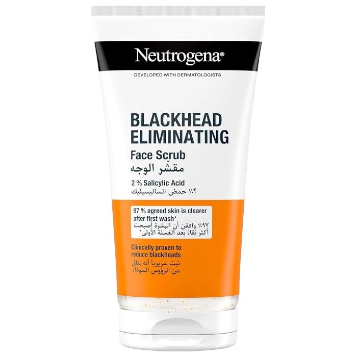 neutrogena blackhead eliminating face scrub 150ml