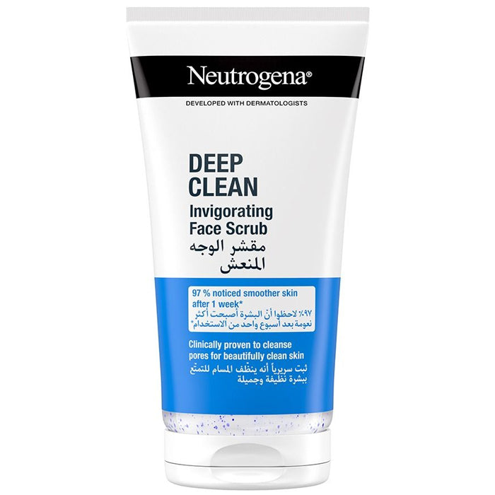 neutrogena deep clean face scrub 150ml