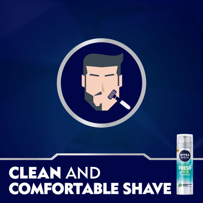 Nivea Men Cool Kick Shaving Foam