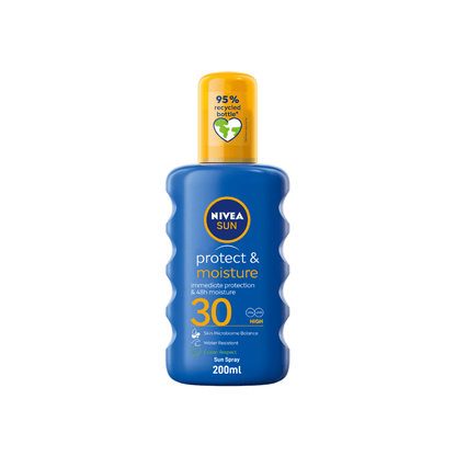 بخاخ نيفيا صن للحماية من الشمس المرطب SPF 30 بحجم 200 مل