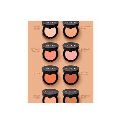 Note Cosmetique Luminous Silk Compact Blusher