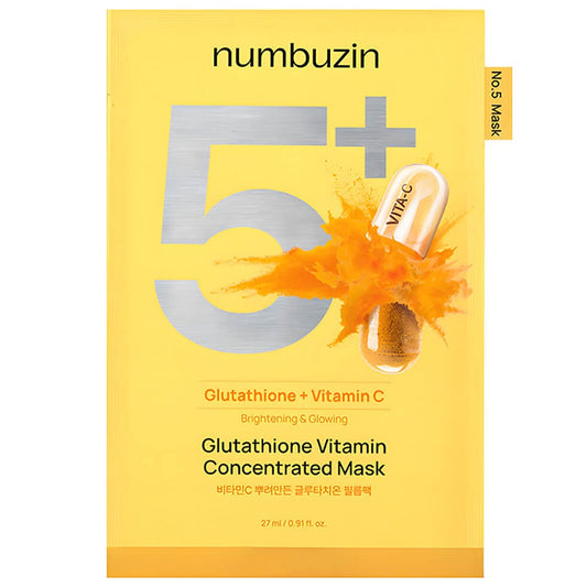 numbuzin glutathione vitamin concentrated mask