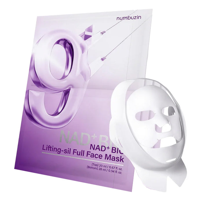 numbuzin nad+ bio lifting-sil full face mask