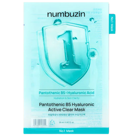 numbuzin pantothenic b5 hyaluronic active clear mask