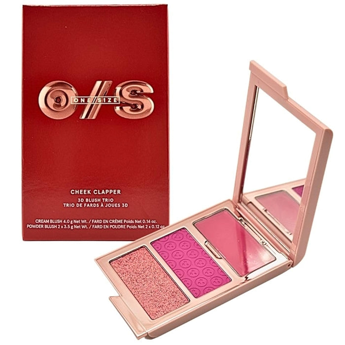 one size cheek clapper 3d blush trio