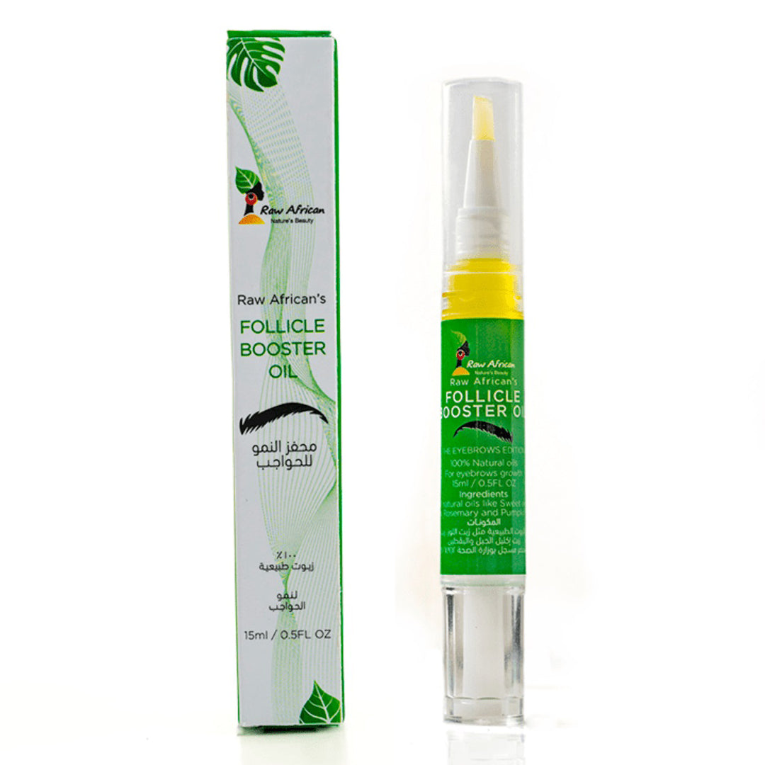raw african follicle booster brow mascara