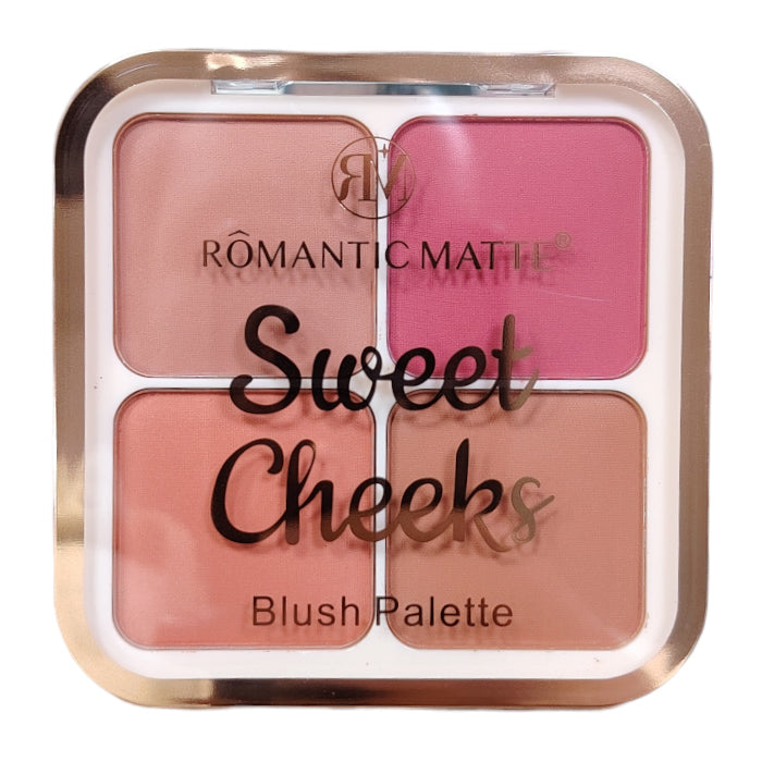 romantic matte sweet cheeks blush palette ry-0183
