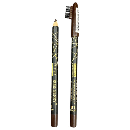 rose berry artist brow pencil 01 ebony