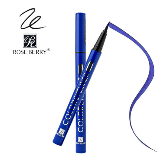 rose berry blue eyeliner