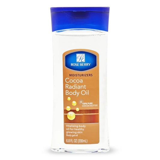 rose berry cocoa radiant body oil 200ml