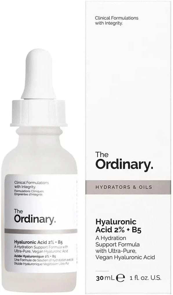 The Ordinary Hyaluronic Acid 2% + B5 (الجيل الثاني) 30 مل (النسخة العالمية)
