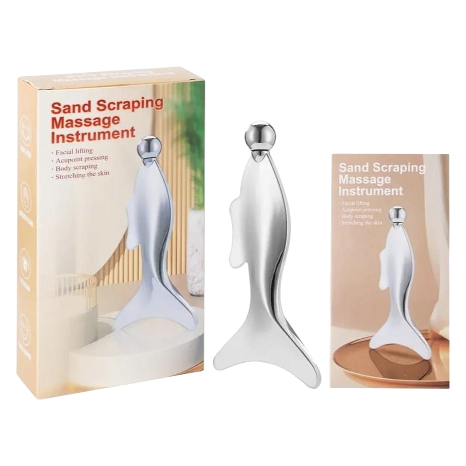 sand scraping massage instrument
