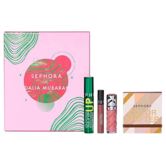 sephora dalia mubarak lip & eye essentials set