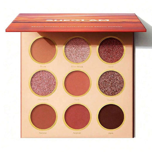 sheglam beach sunset eye shadow palette