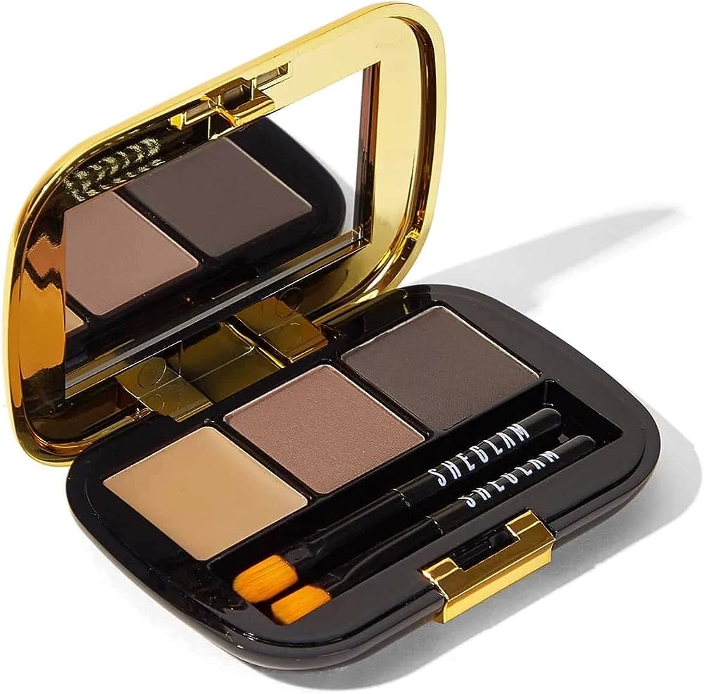 sheglam eyebrow palette 101 dark brown