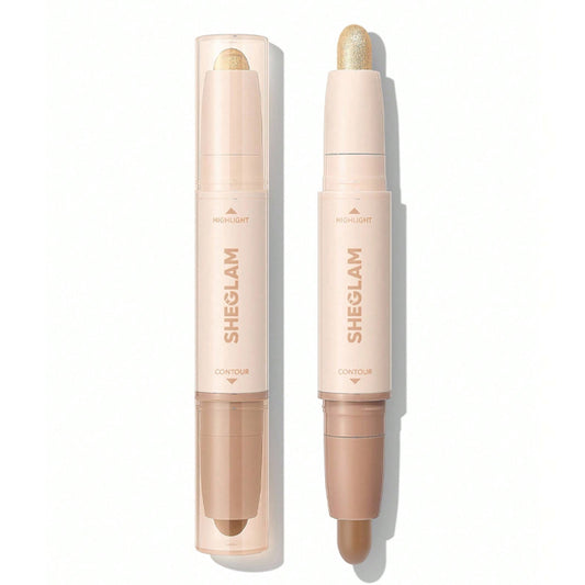 sheglam fine line 2 in 1 contour & highlight stick