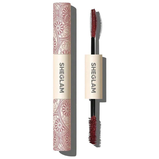 sheglam burgandy volume & length mascara