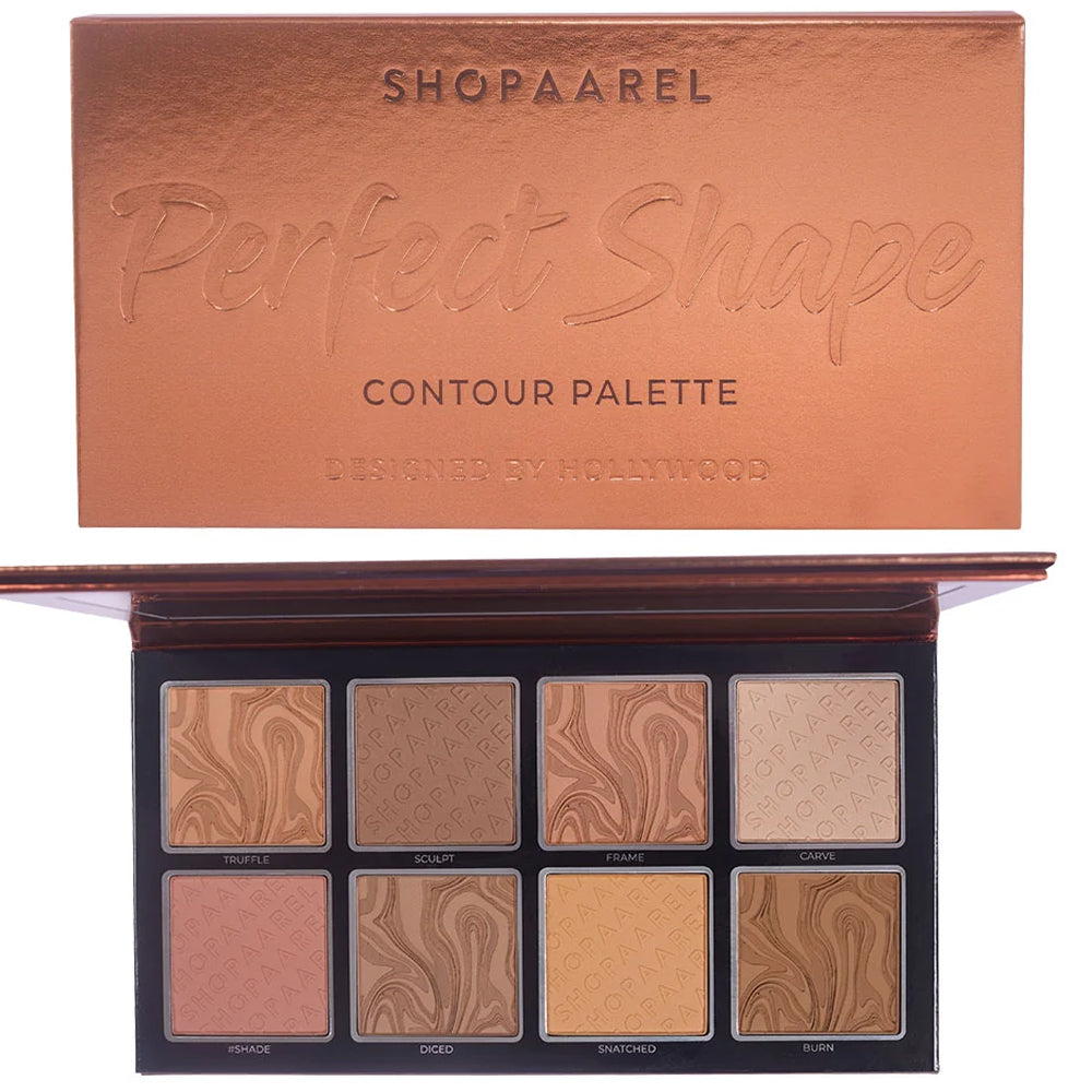 shopaarel perfect shape 8 colors contour palette