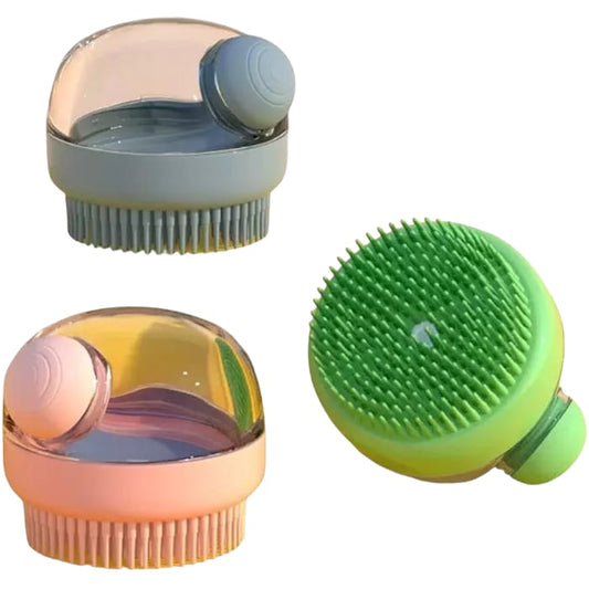 silicon massage bath brush فرشة استحمام