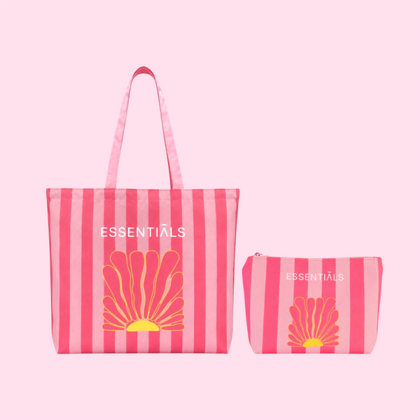 Sol Beach tote & Pouch Set