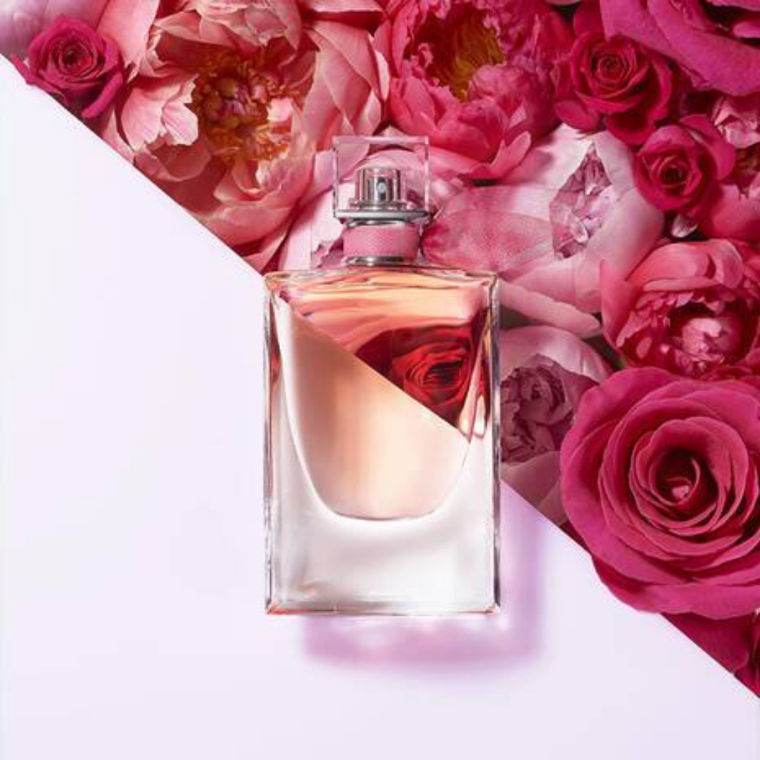 عطر لانكوم لا في إي بيل أون روز أو دو تواليت للنساء