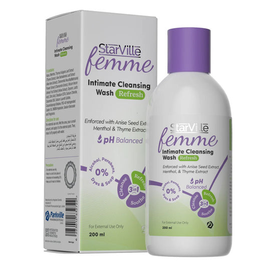 starville femme intimate cleansing wash 200ml
