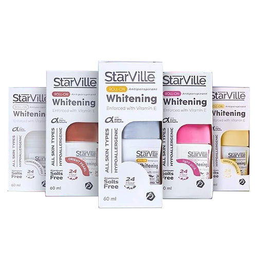 starville whitening deodrant roll on 60ml