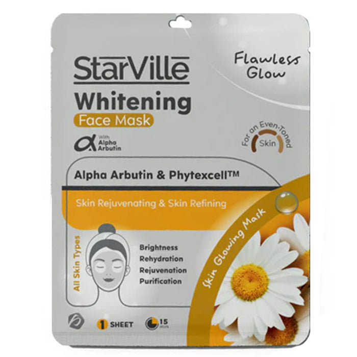 starville whitening face sheet mask