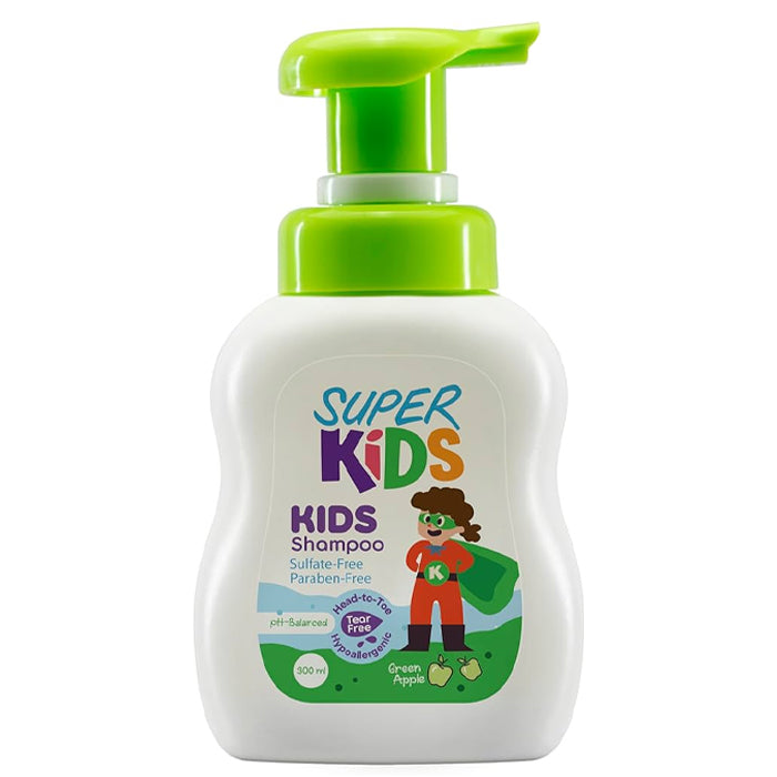 super kids green apple shampoo 300ml