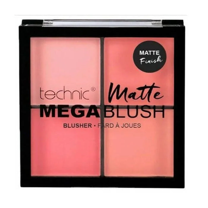 technic mega blush blusher 4 color