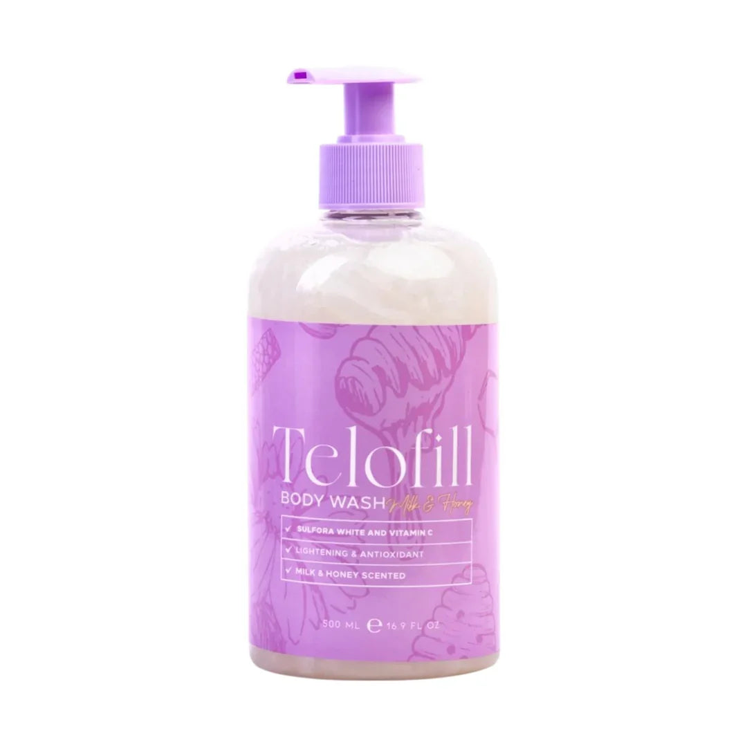 TELOFILL BODY WASH MILK AND HONEY 500ML