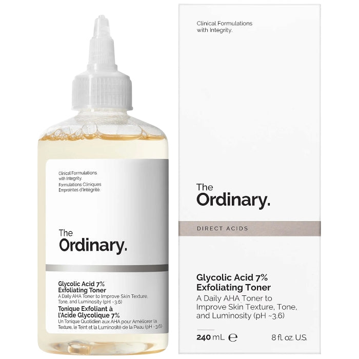 the ordinary glycolic acid 7% exfoliating toner 240ml