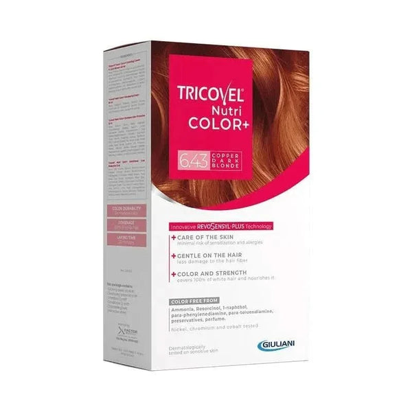 Tricovel® Nutri Color+ 6.43 أشقر داكن نحاسي ذهبي