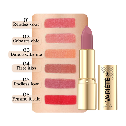 EVELINE COSMETICS VARIÉTÉ SATIN LIPSTICK 05 Endless Love