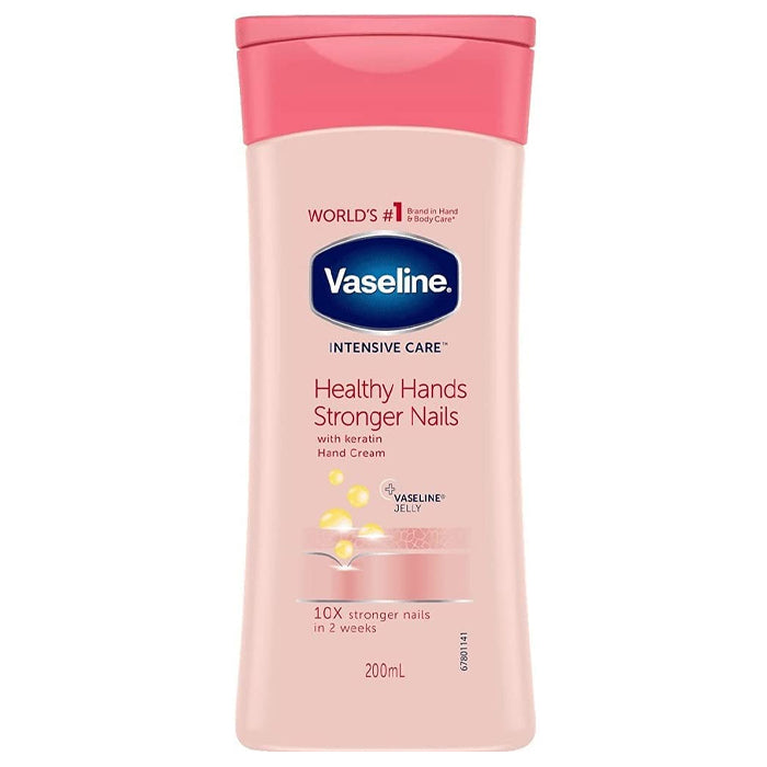 vaseline healthy hands and stronger nails lotion 200ml