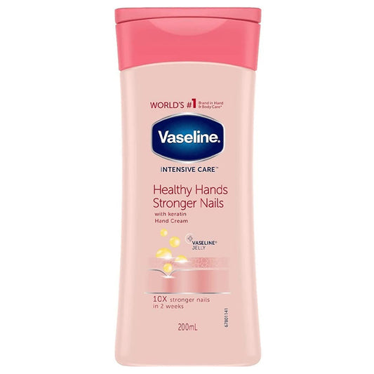 vaseline healthy hands and stronger nails lotion 200ml