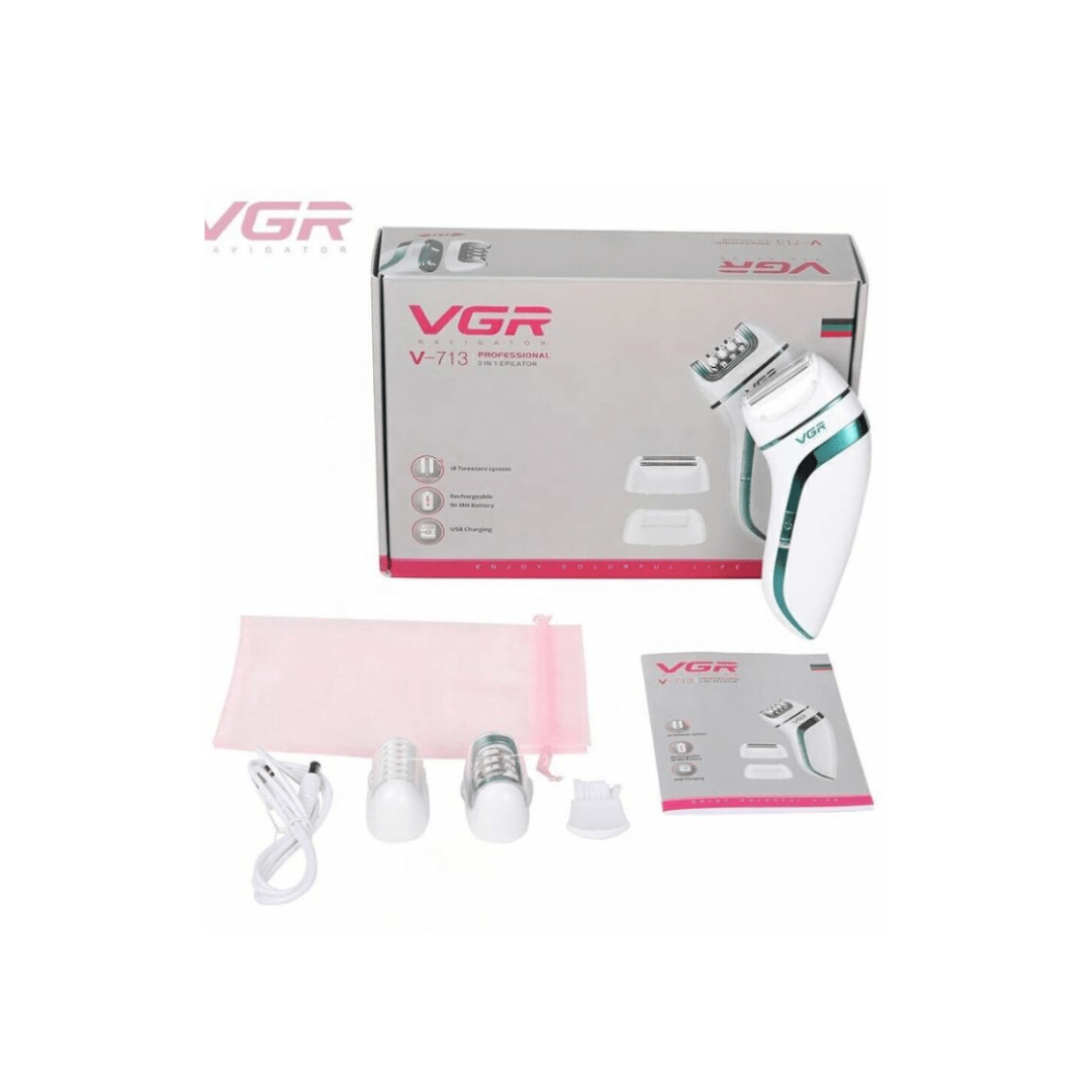 VGR 3 In 1 Epilator V-713