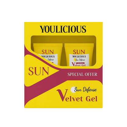 عرض خاص من جل Youlicious المخملي الواقي من الشمس قطعتين